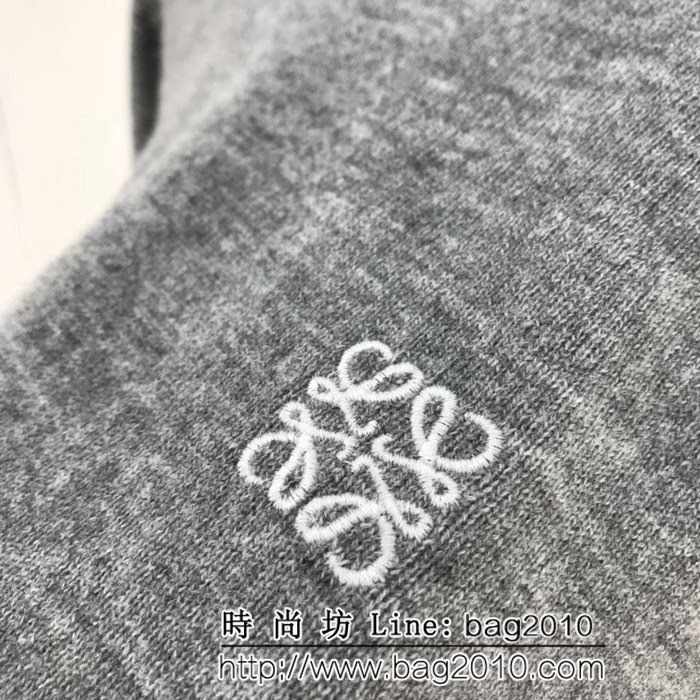 LOEWE羅意威 18SS秋冬最新款 基礎調logo刺繡 男款奴羊毛毛衣 打底百搭款式 ydi2437
